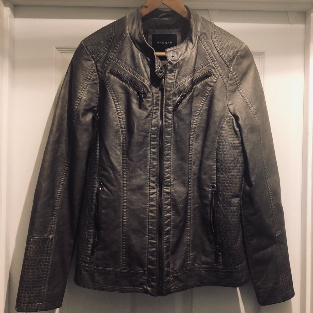 Faux Leather Jacket